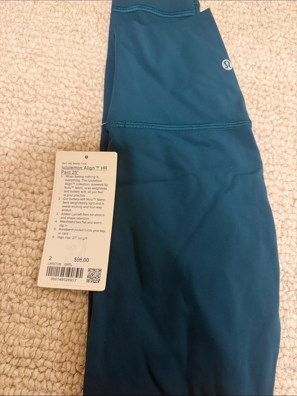 lululemon athletica Align High-Rise Legging — Teal
